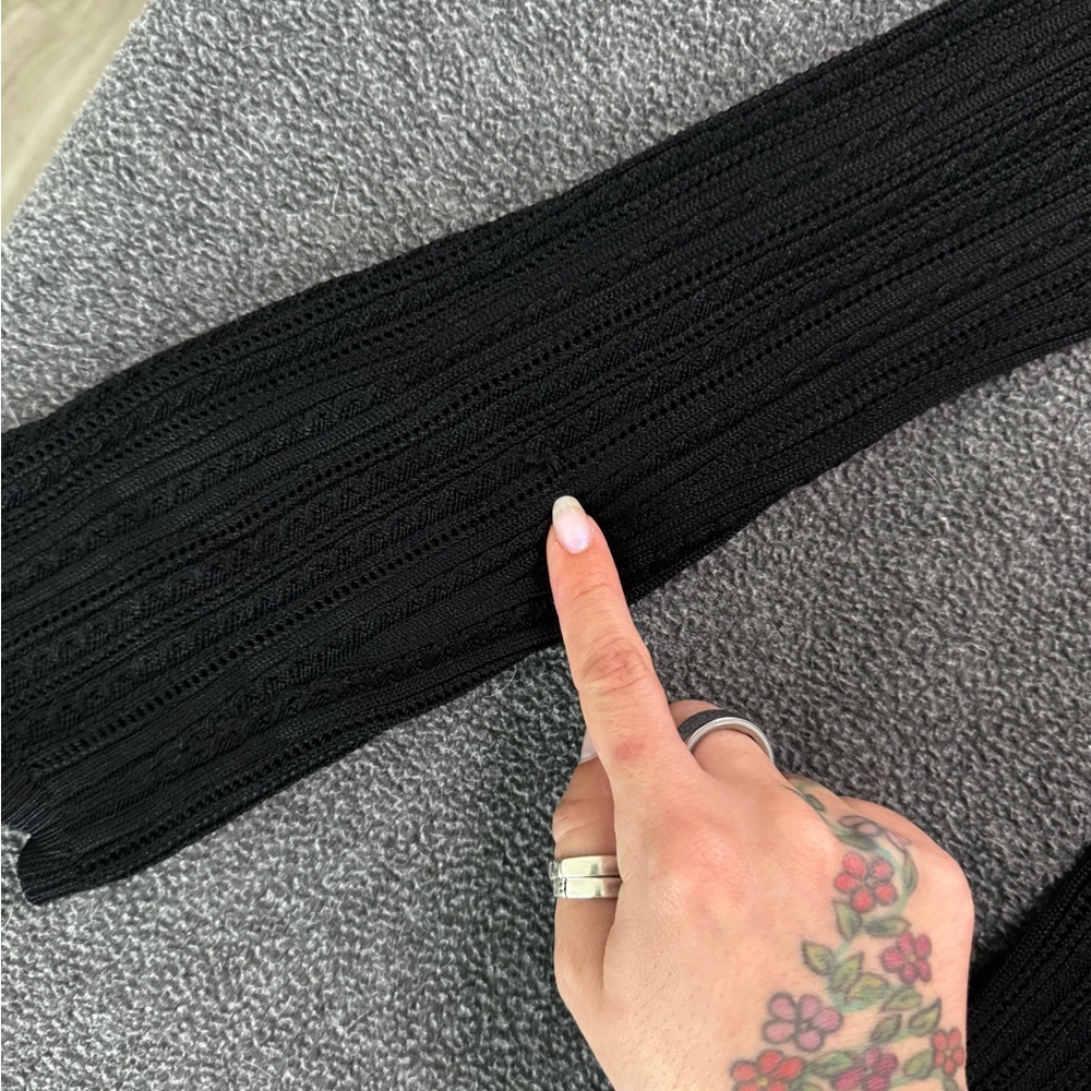 Classiques Entier Black Textured Cardigan - Picture 6 of 8